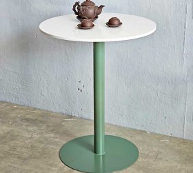 Bàn Cafe Chân Sắt Mặt Đá