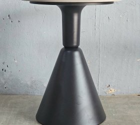 Bàn Cafe Chân Sắt Mặt Đá Decor