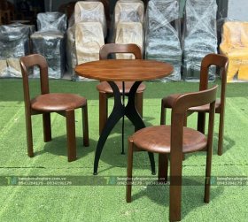Bàn Ghế Cafe Rey Bọc Đệm