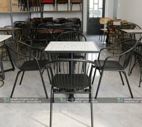 Bàn Ghế Cafe Decor Ngoài Trời