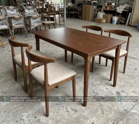 Bàn Ghế Gỗ Nhà Hàng Bull 