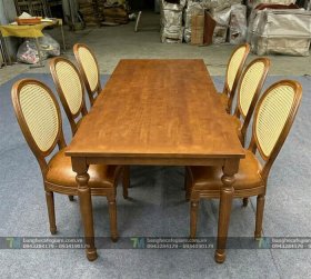 Bàn Ghế Nhà Hàng Phòng Vip Louis 03