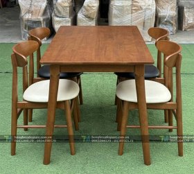 Bàn Ghế Gỗ Nhà Hàng Lunar