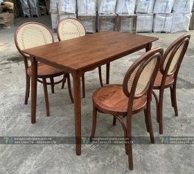 Bàn Ghế Gỗ Nhà Hàng Thonet Miror