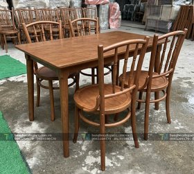 Bàn Ghế Gỗ Nhà Hàng Thonet 