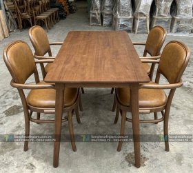 Bàn Ghế Nhà Hàng Wishbone