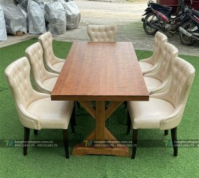 Bàn Ghế Gỗ Nhà Hàng Guinea