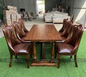 Bàn Ghế Gỗ Nhà Hàng Phòng Vip Saiko