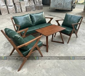 Bộ Bàn Ghế Cafe Gỗ Chữ Z