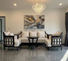 Bộ Sofa Gỗ Kness 02