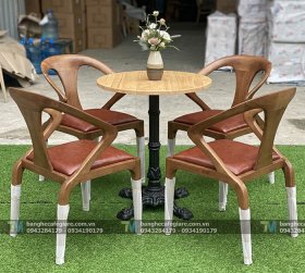 Bàn Ghế Cafe Gỗ Maison