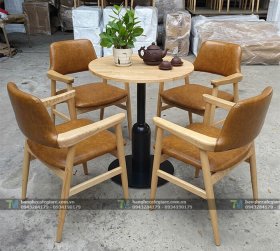 Bàn Ghế Cafe Gỗ Decor