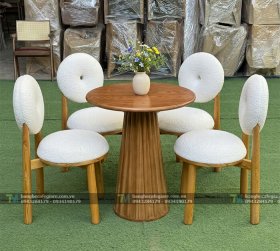 Bàn Ghế Cafe Donut 02