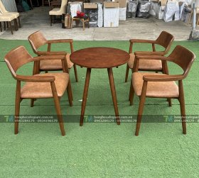 Bộ Bàn Ghế Cafe Gỗ Hiroshima