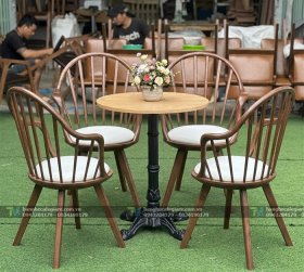 Bàn Ghế Cafe Gỗ Kalota 02