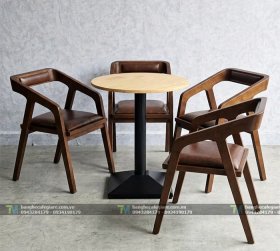 Bộ Bàn Ghế Cafe Gỗ Katakana