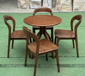 Bàn Ghế Cafe Gỗ Neva 