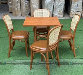 Bàn Ghế Cafe Gỗ Thonet 811 02