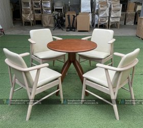 Bộ Bàn Ghế Cafe Gỗ Torest 02