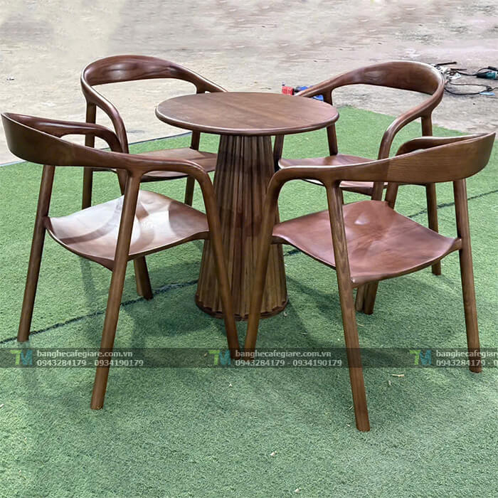 ban-ghe-cafe-go-cao-cap-neva